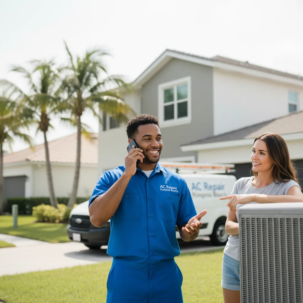 AC Repair Pompano Beach customer support in Rush City